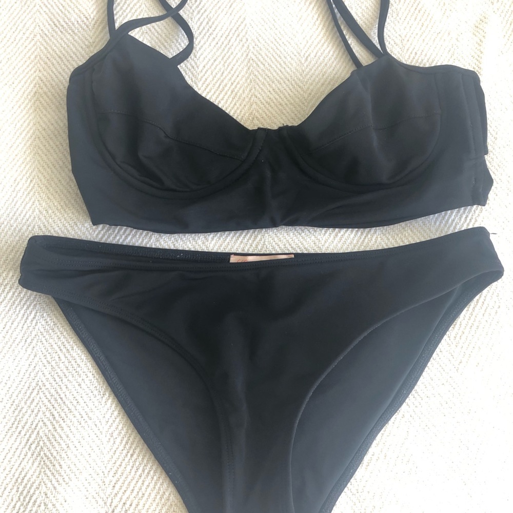 Black Mara Hoffman Bikini Size Small